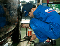 足廻り点検